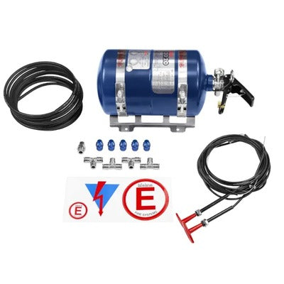Fire Suppression System, Zero 2020, 3.00 L Bottle, Fittings / Pull Cable / Mount, Kit